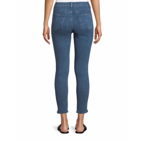 Rag & Bone Side Stripe Mid Rise Skinny Jeans - Picture 3 of 4